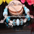 2015 925 Sterling Silver Jewelry Charm Murano glass Beads Fit Bracelets For Women Charm Bracelets & Bangles